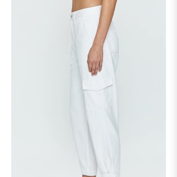 Pistola | JOSEPHINE HIGH RISE TAPERED CARGO - WHITE size 31 - Picture 4 of 5